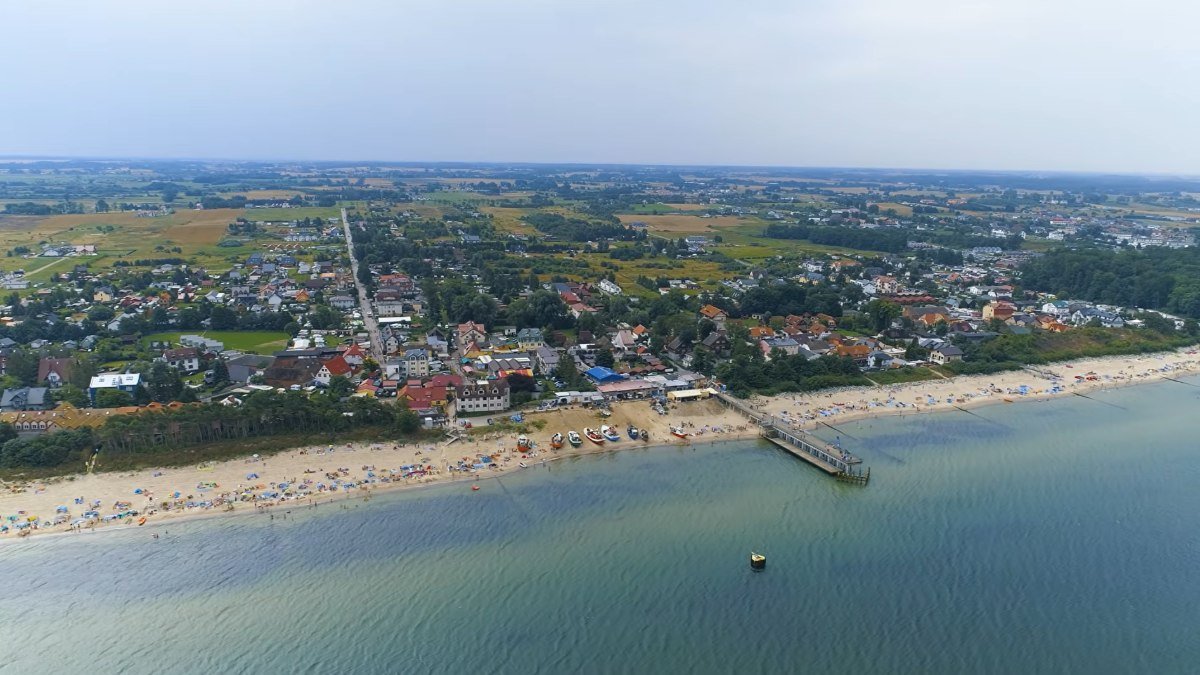 Plaża Chłopy – kamieniste dno pełne znalezisk